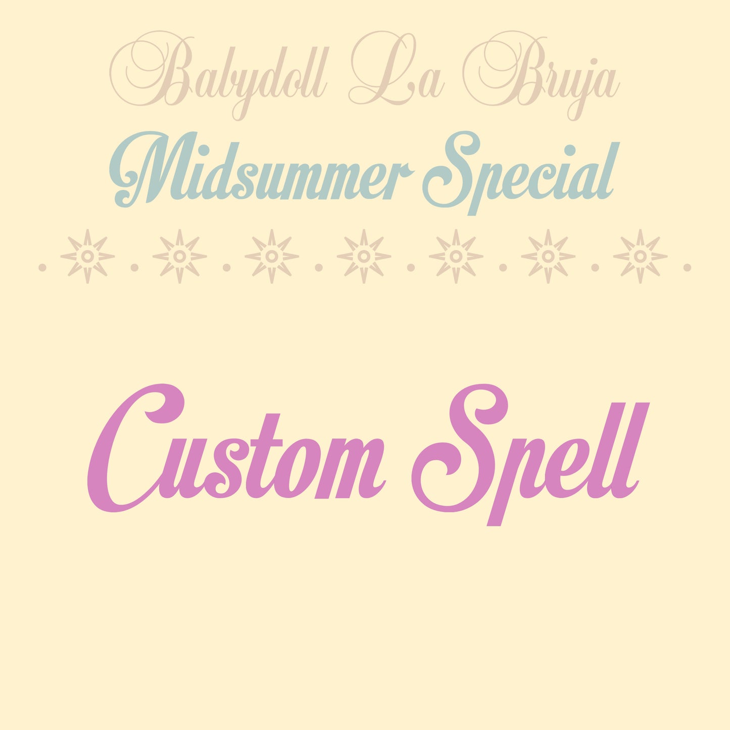 custom spell