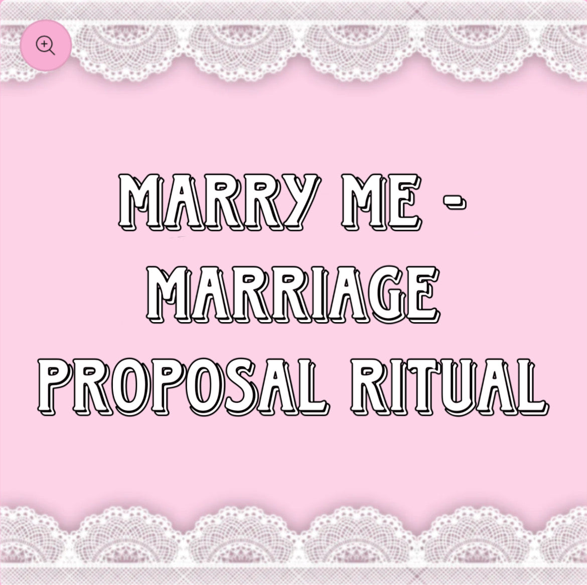 marry me - marriage proposal ritual
