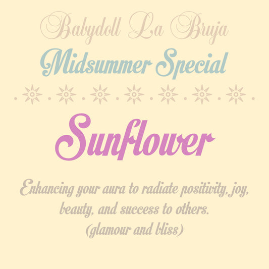 sunflower ⟡ glamour & bliss spell