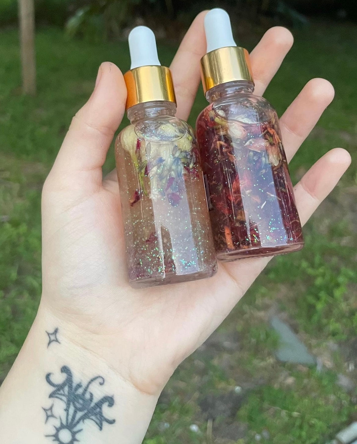 hand-crafted oils - for your body or spellwork